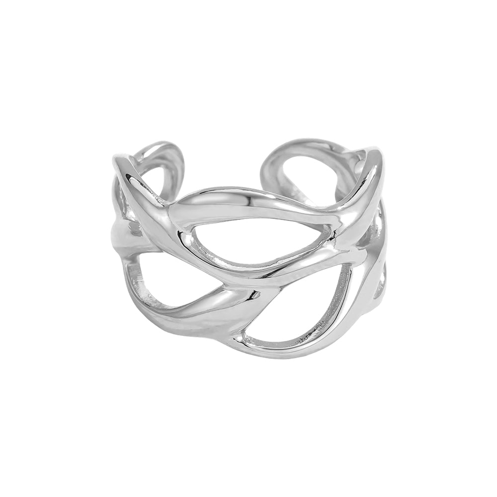 Ring "Welle" | Verstellbarer Edelstahl Ring von Dottilove