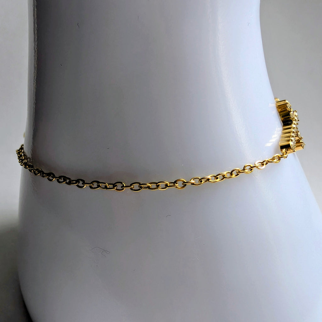 Edelstahl-Armband – Gold, minimalistisch