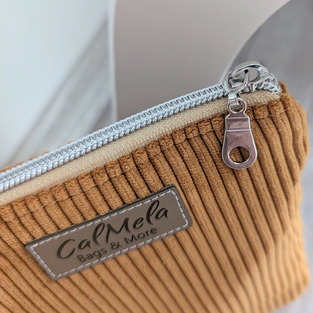 SKINNY KOSMETIKTASCHE TERRACOTTA – CORD