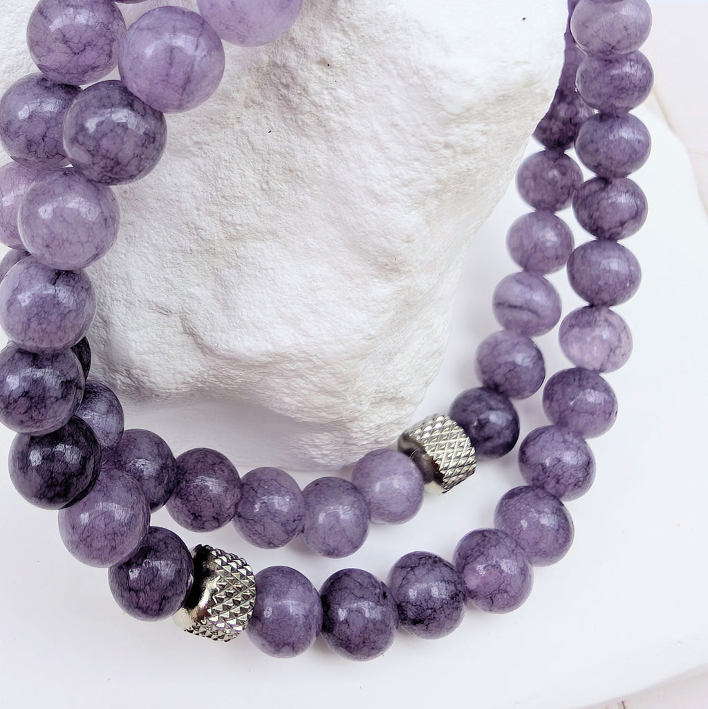 Lavendella – Natursteinarmband