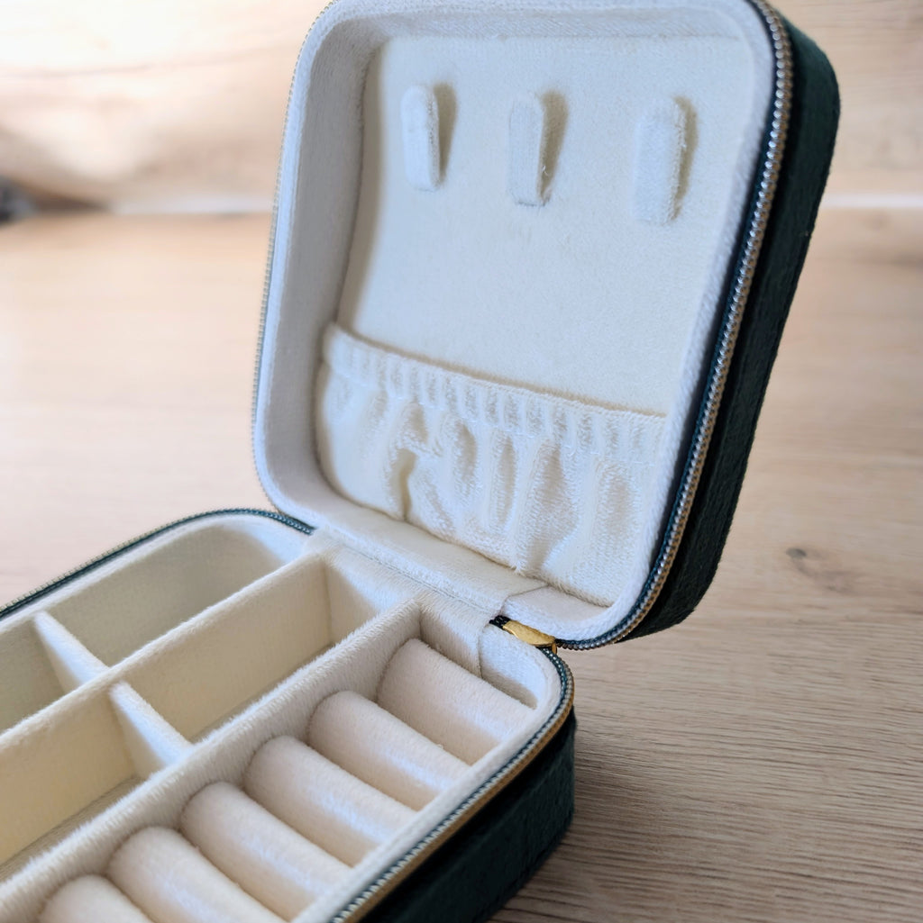 Schmuckcase – quadratisch - grün