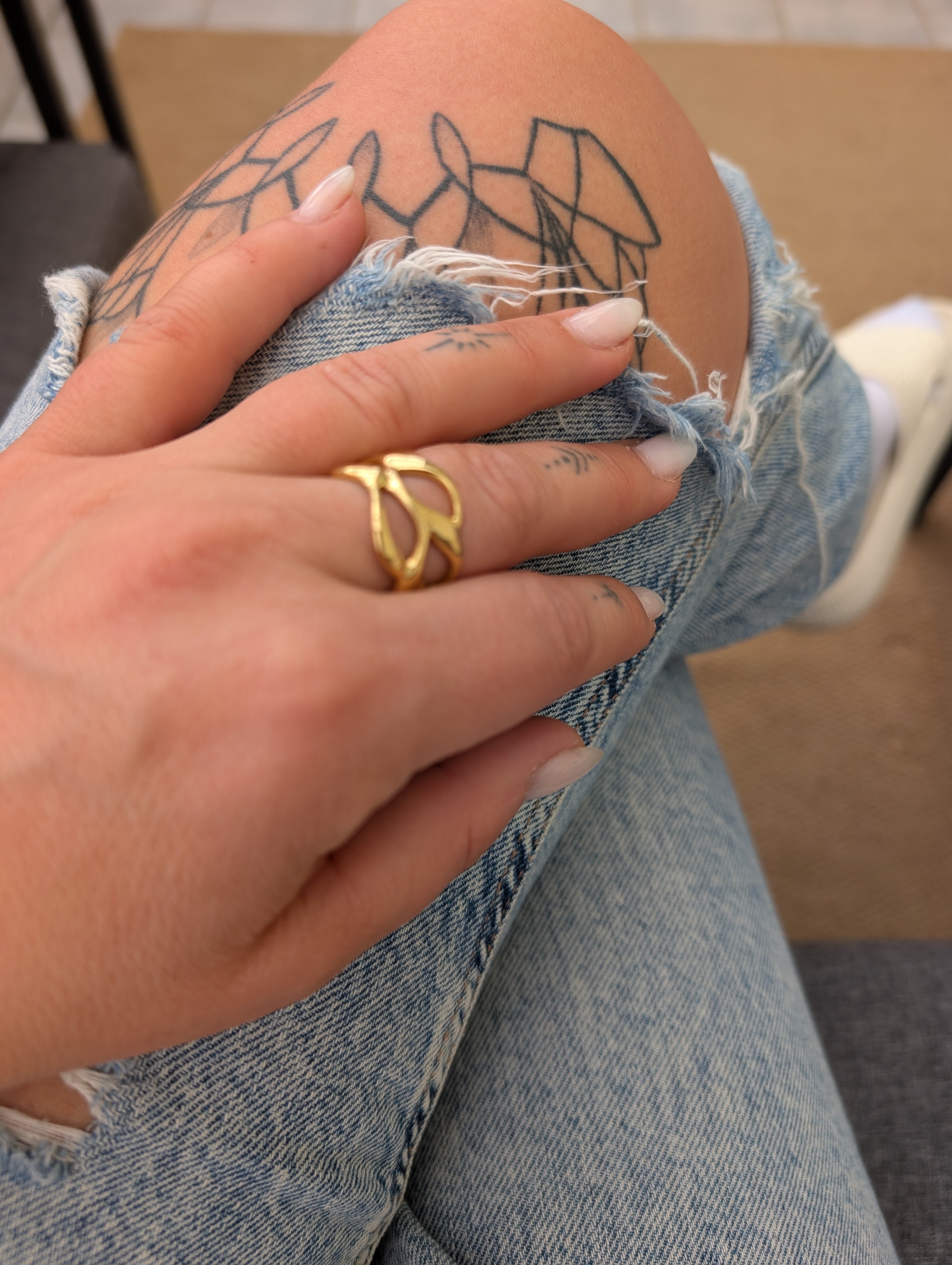 Ring "Welle" | Verstellbarer Edelstahl Ring von Dottilove