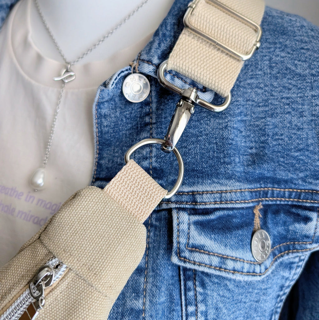 Crossbodybag – Canvas Beige