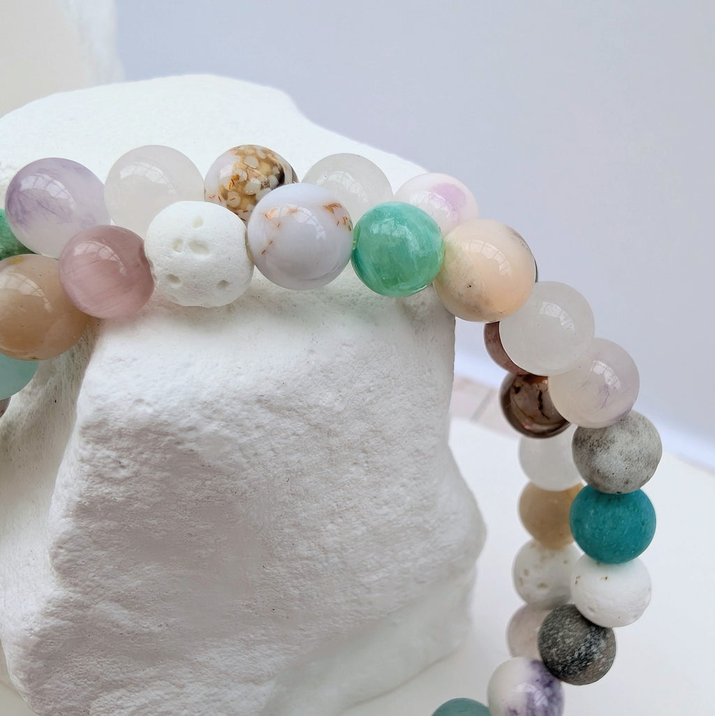 Pastellina – Natursteinarmband (Mix)