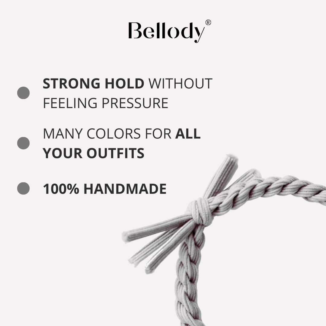 Haargummis - Bellody®(4 Stk.) - Stylisch geflochtene Haargummis