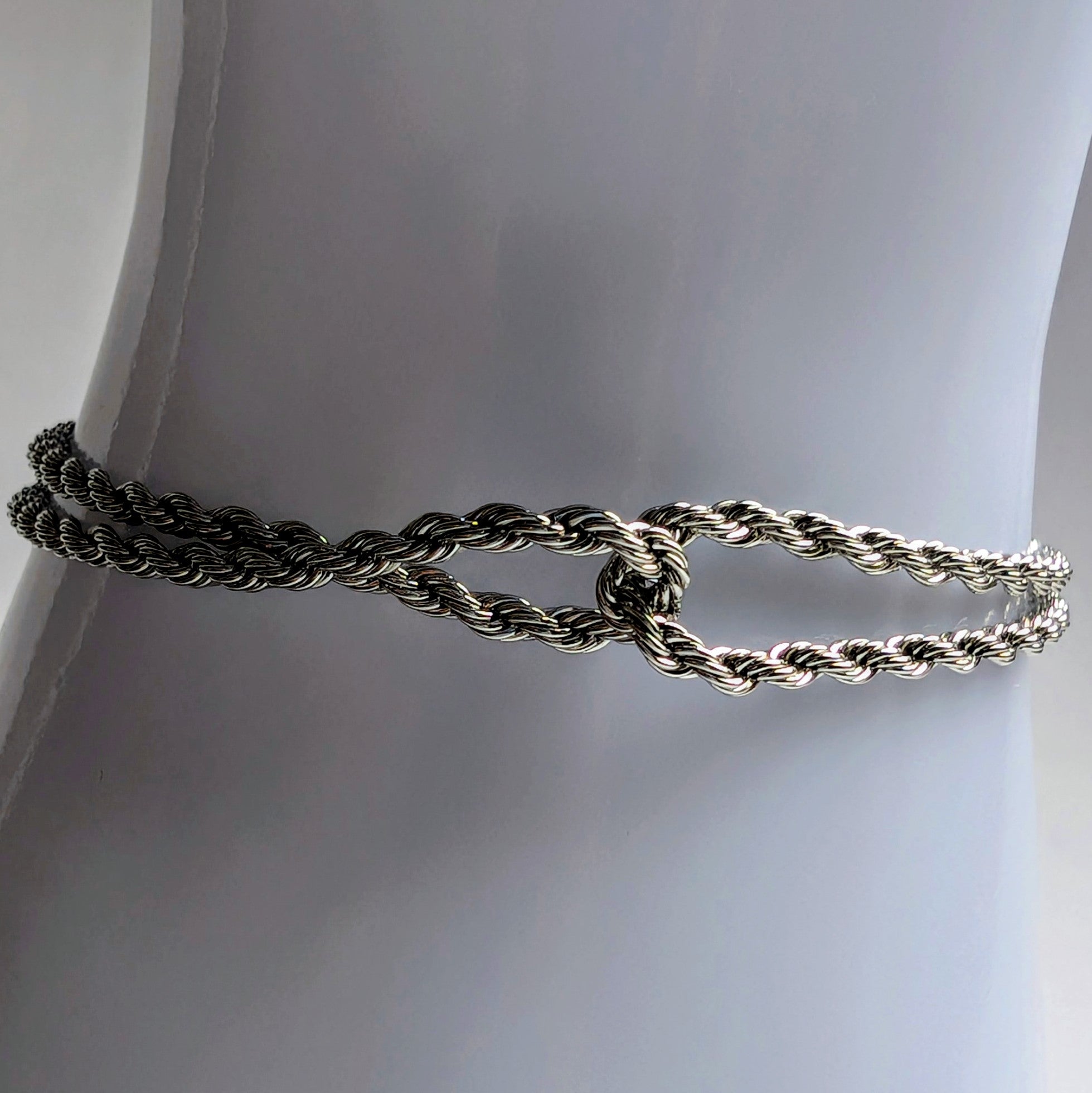 Edelstahl-Armband – Silberfarben, minimalistisches Design