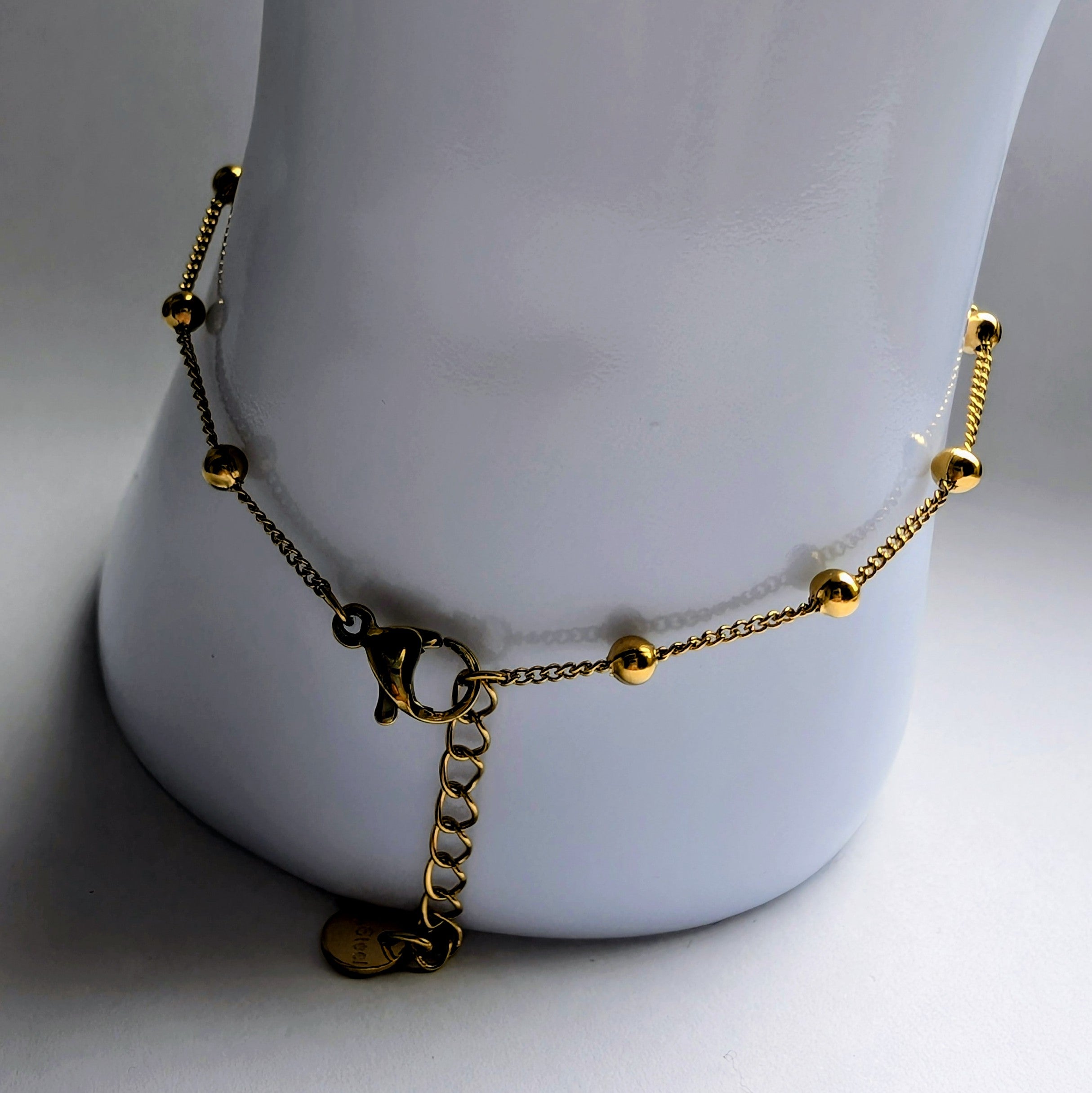 Edelstahl-Armband – Gold, schlicht und  minimalistisch