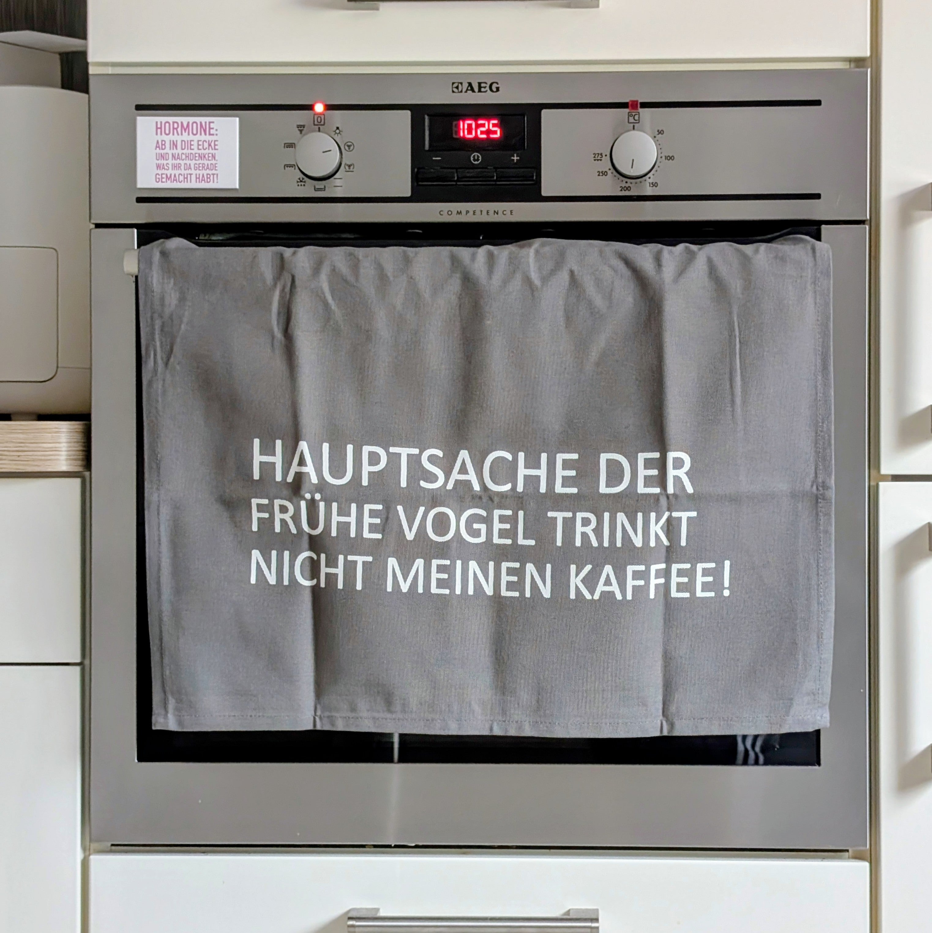 Geschirrtuch grau – „Du benutzt mich nur“