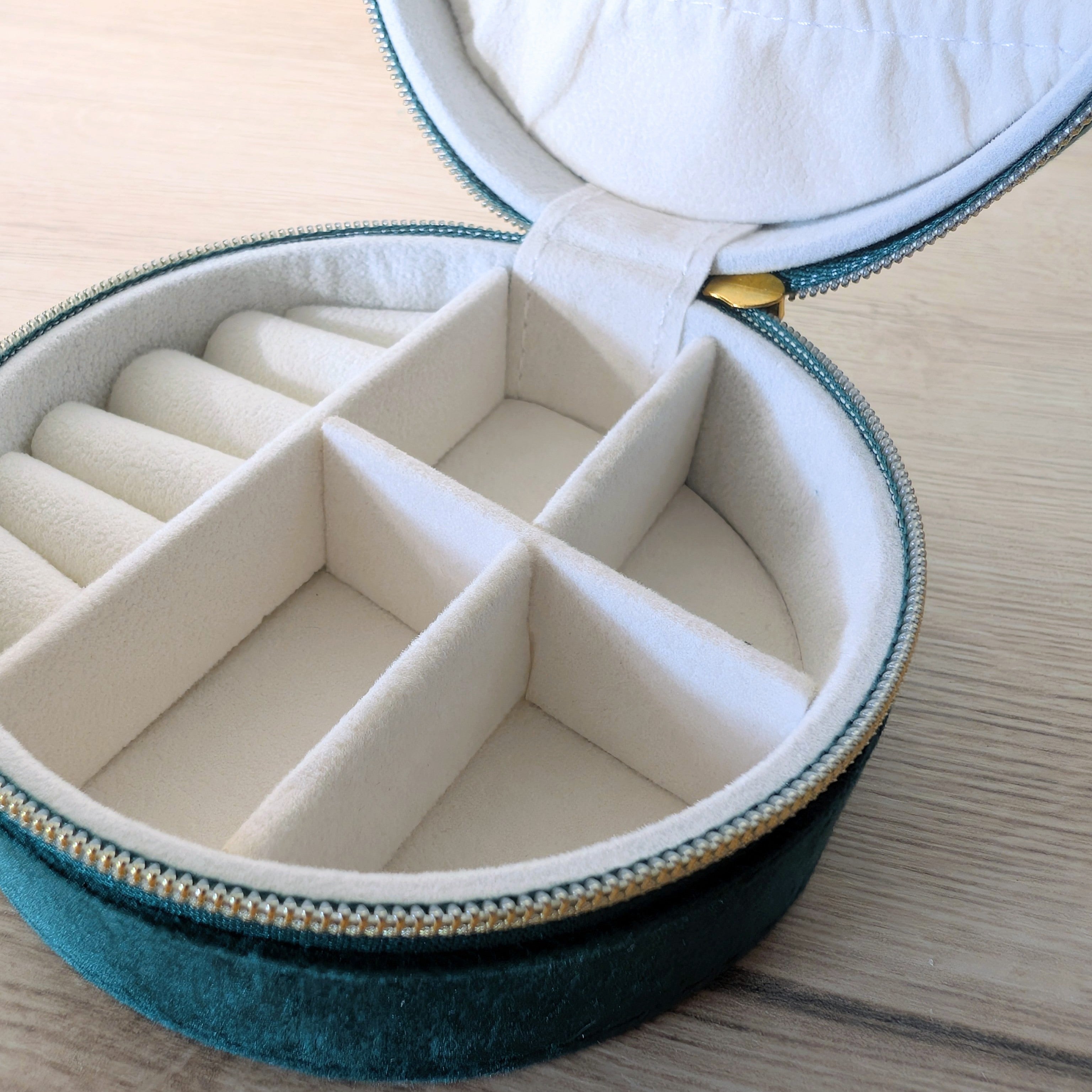 Schmuckcase – rund - grün