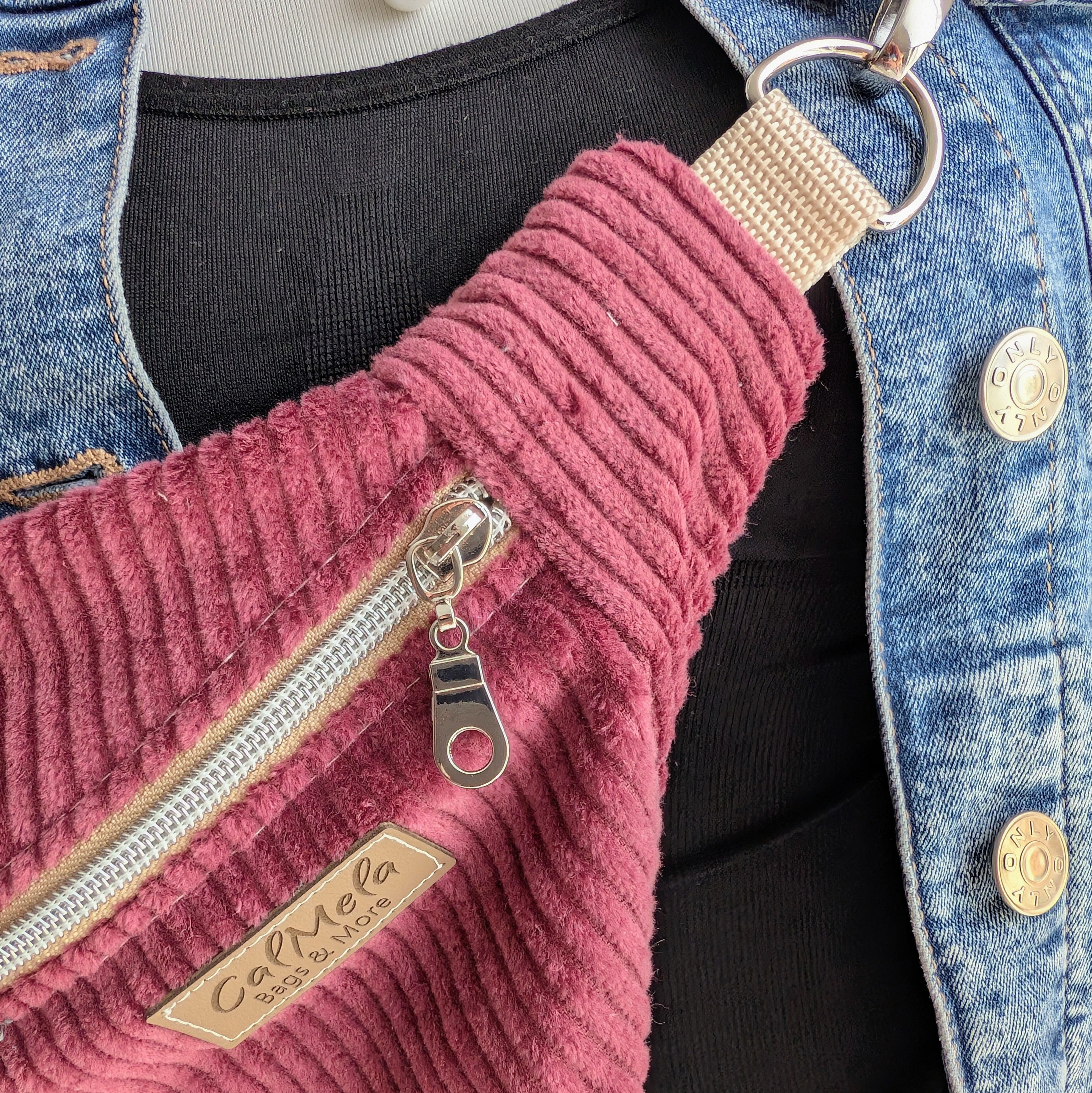 Big Crossbodybag „Berry Rose“