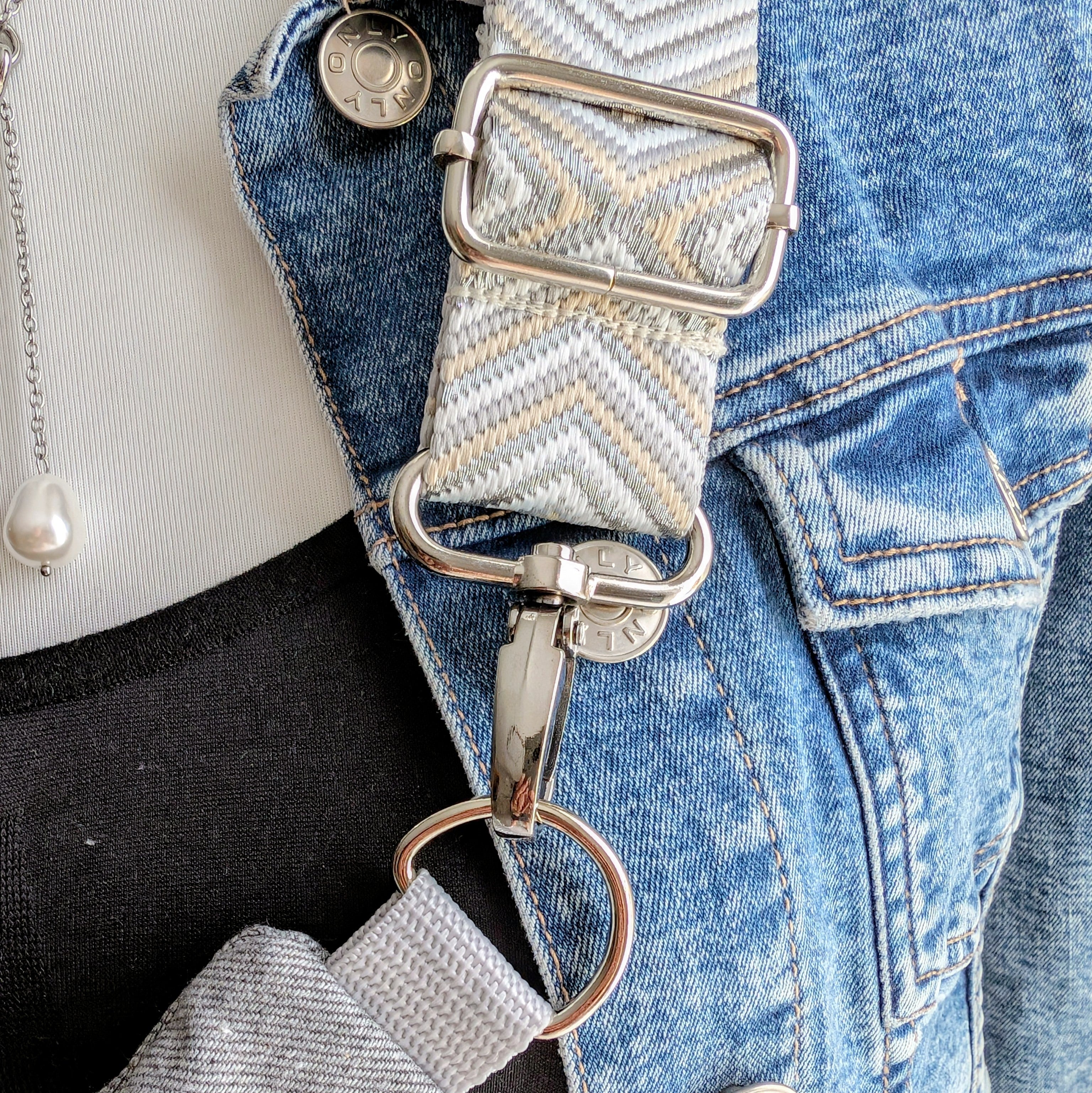Big Crossbodybag „Grey Denim“