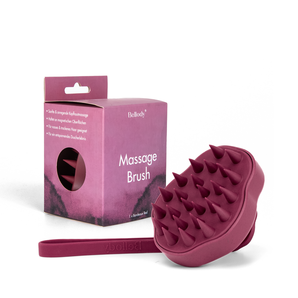 Kopfmassagebürste Bordeaux - Bellody®