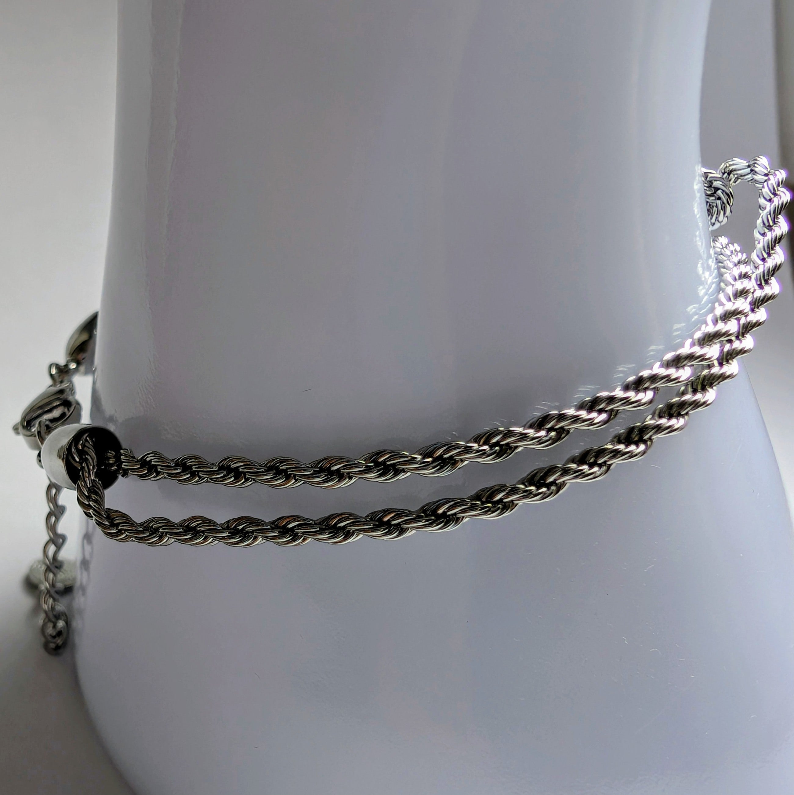 Edelstahl-Armband – Silberfarben, minimalistisches Design