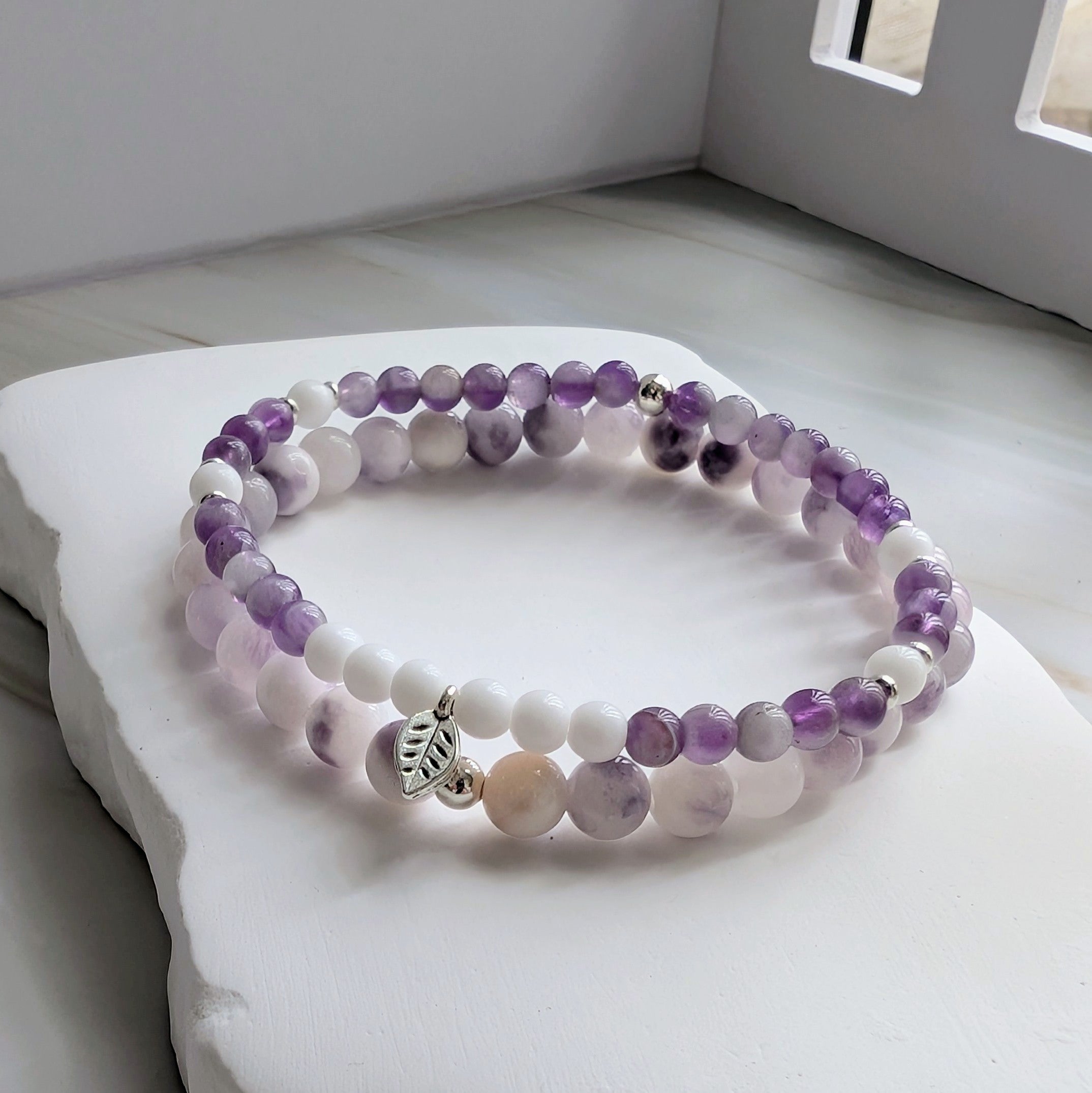 Amara - Natursteinarmbandset