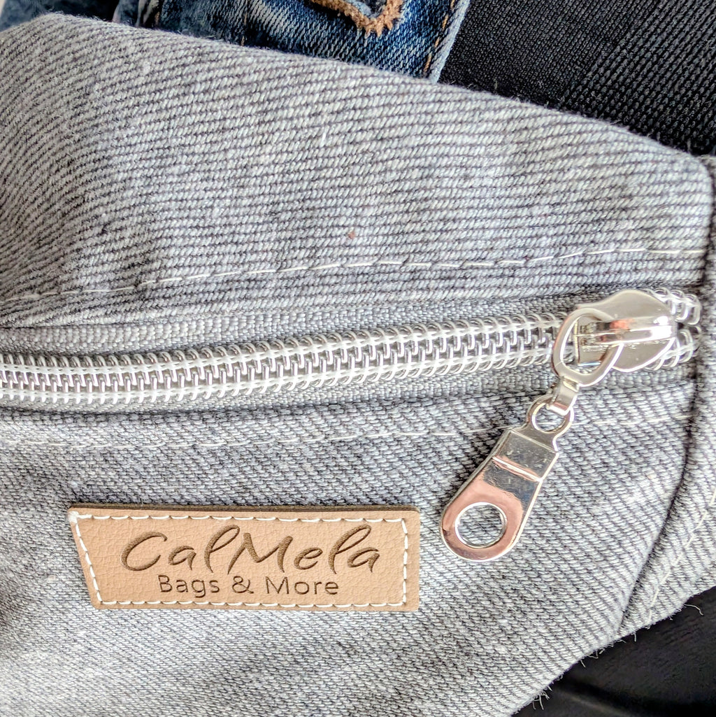 Big Crossbodybag „Grey Denim“