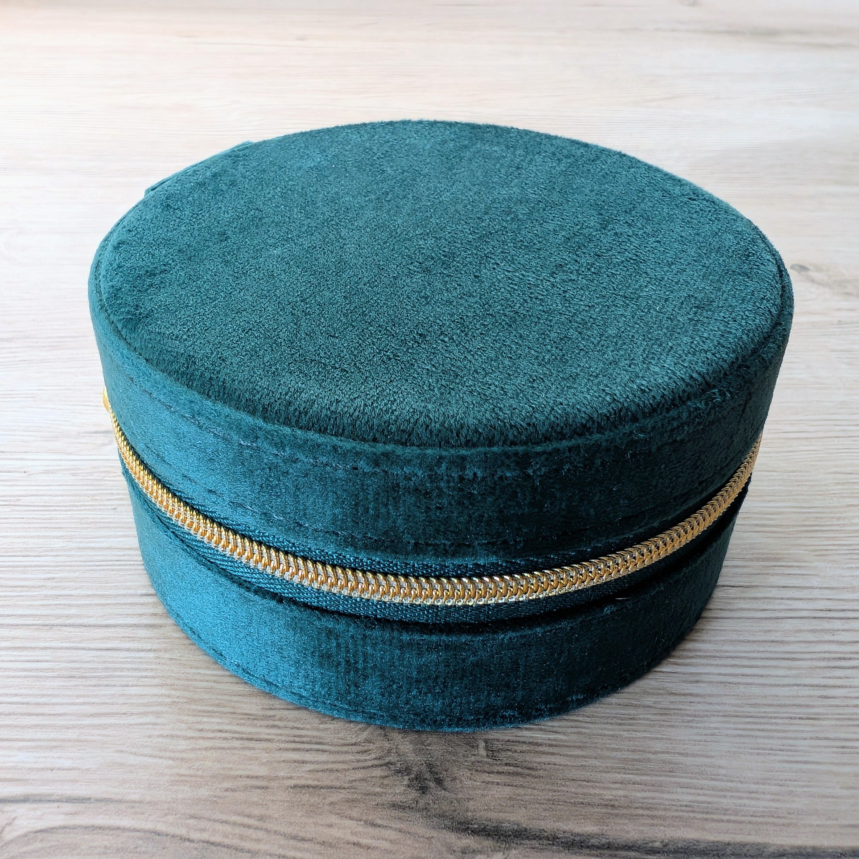 Schmuckcase – rund - grün