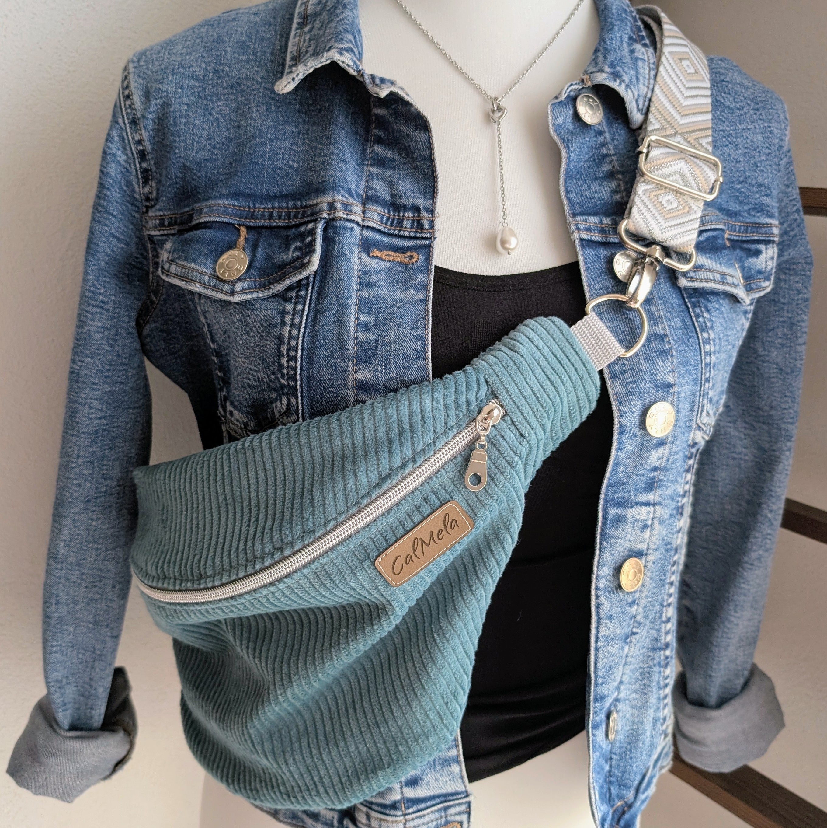 Big Crossbodybag „Mint Breeze“