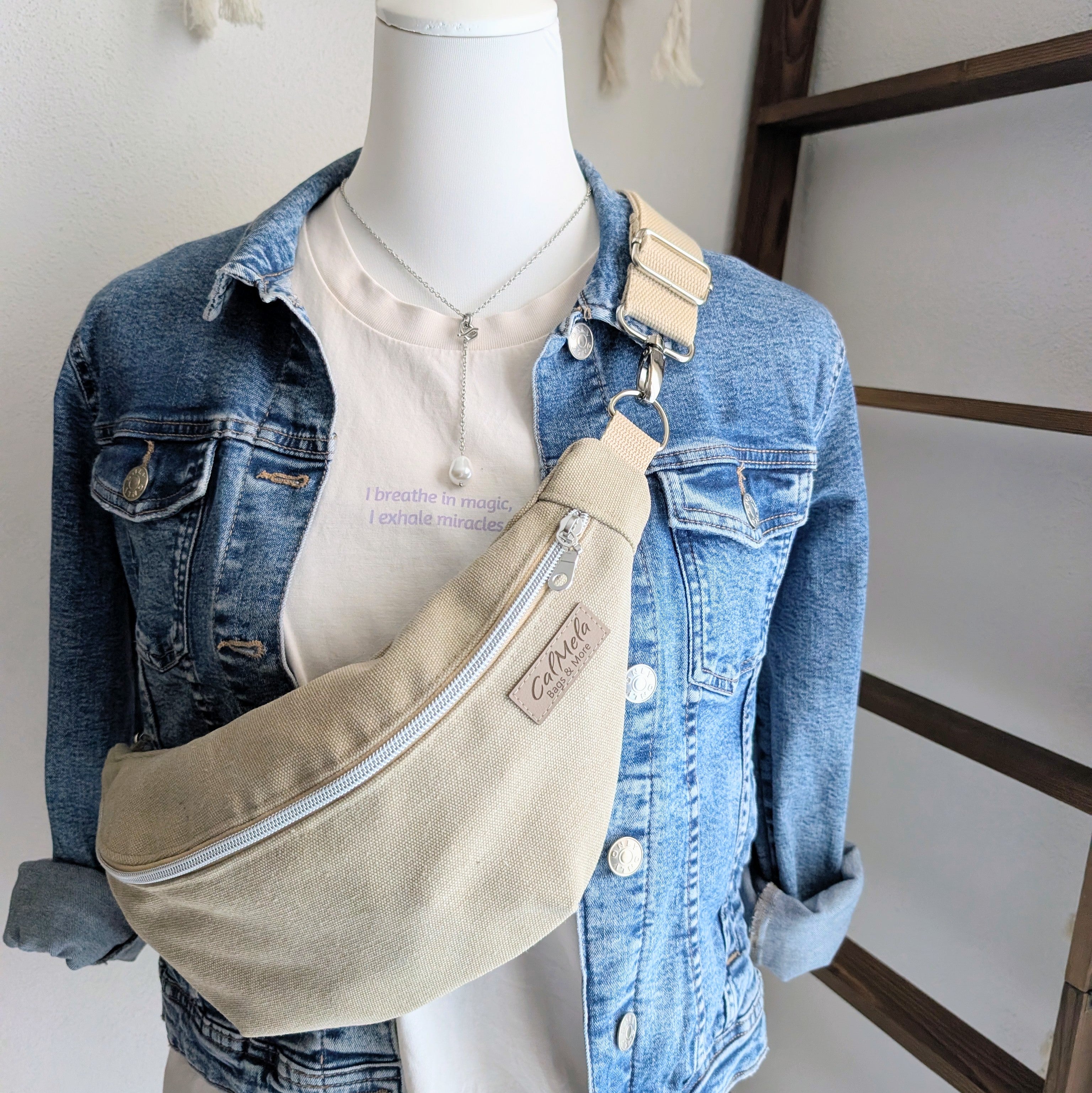 Crossbodybag – Canvas Beige