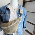 Crossbodybag –  Canvas Taupe