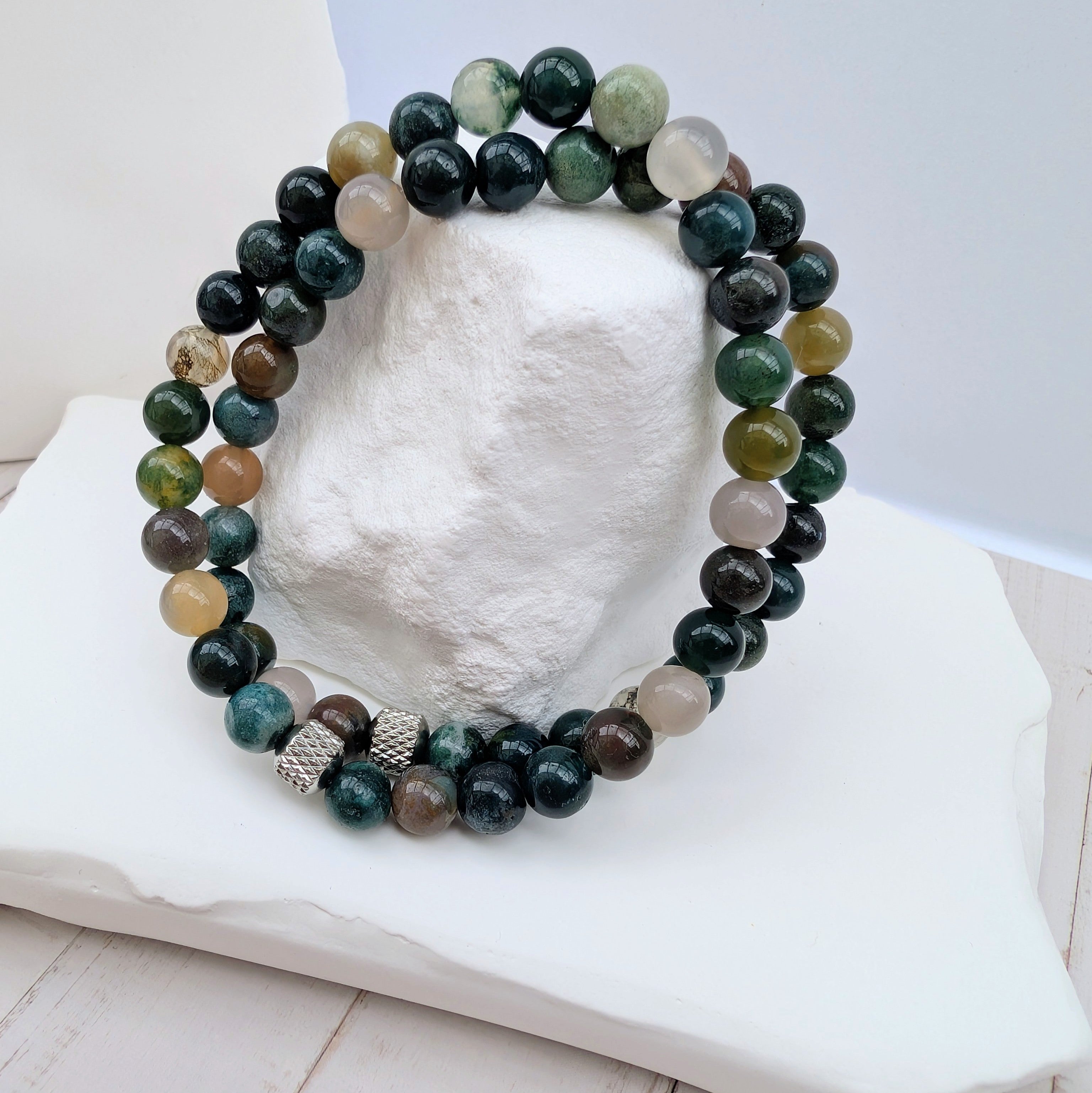 Waldpfad – Natursteinarmband