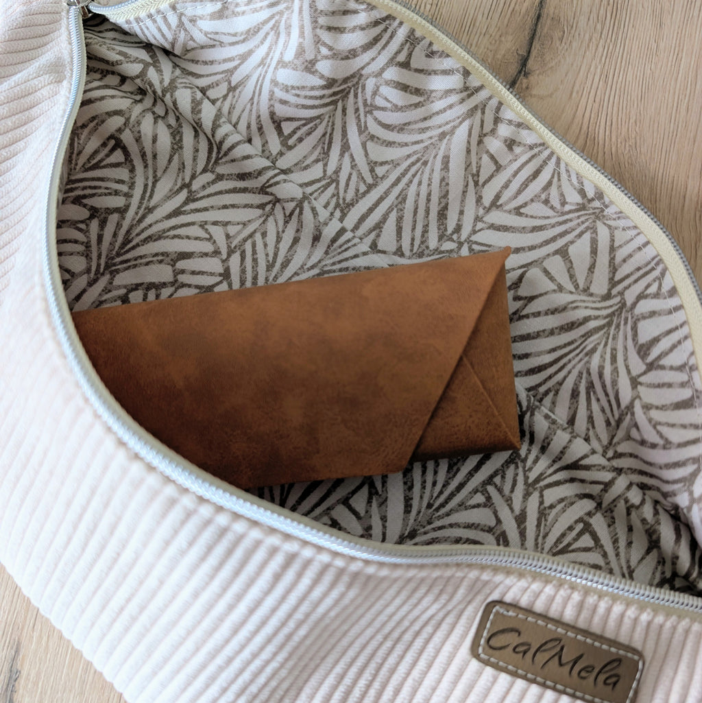 Sonnenbrillenetui mit Magnetverschluss - Hellbraun