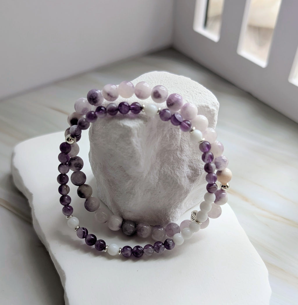 Amara - Natursteinarmbandset