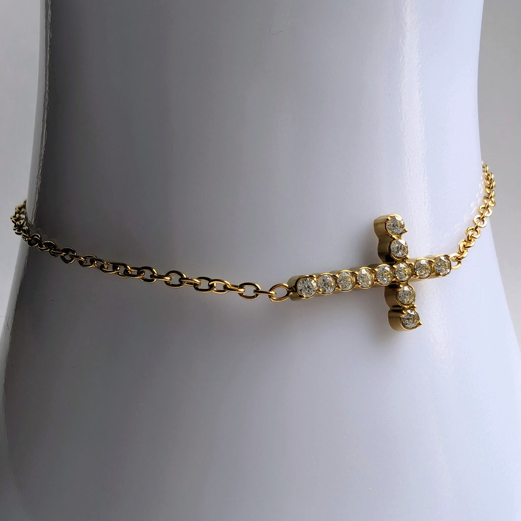 Edelstahl-Armband – Gold, minimalistisch