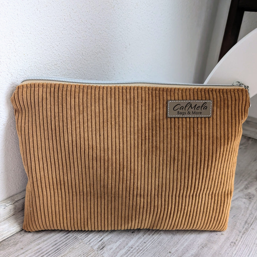 SKINNY KOSMETIKTASCHE TERRACOTTA – CORD