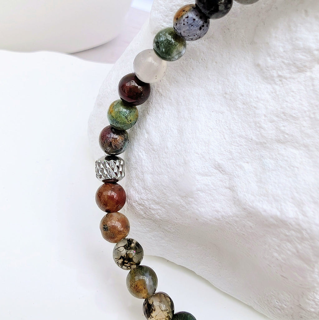 Waldpfad – Natursteinarmband