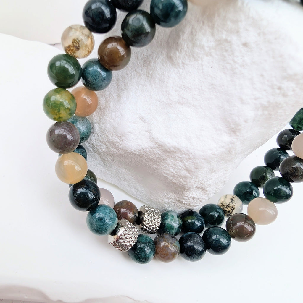 Waldpfad – Natursteinarmband