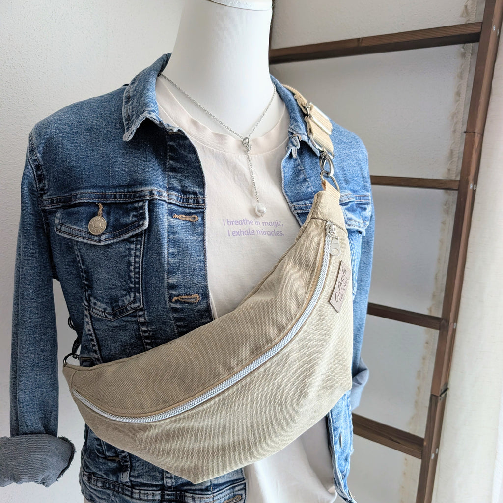 Crossbodybag – Canvas Beige