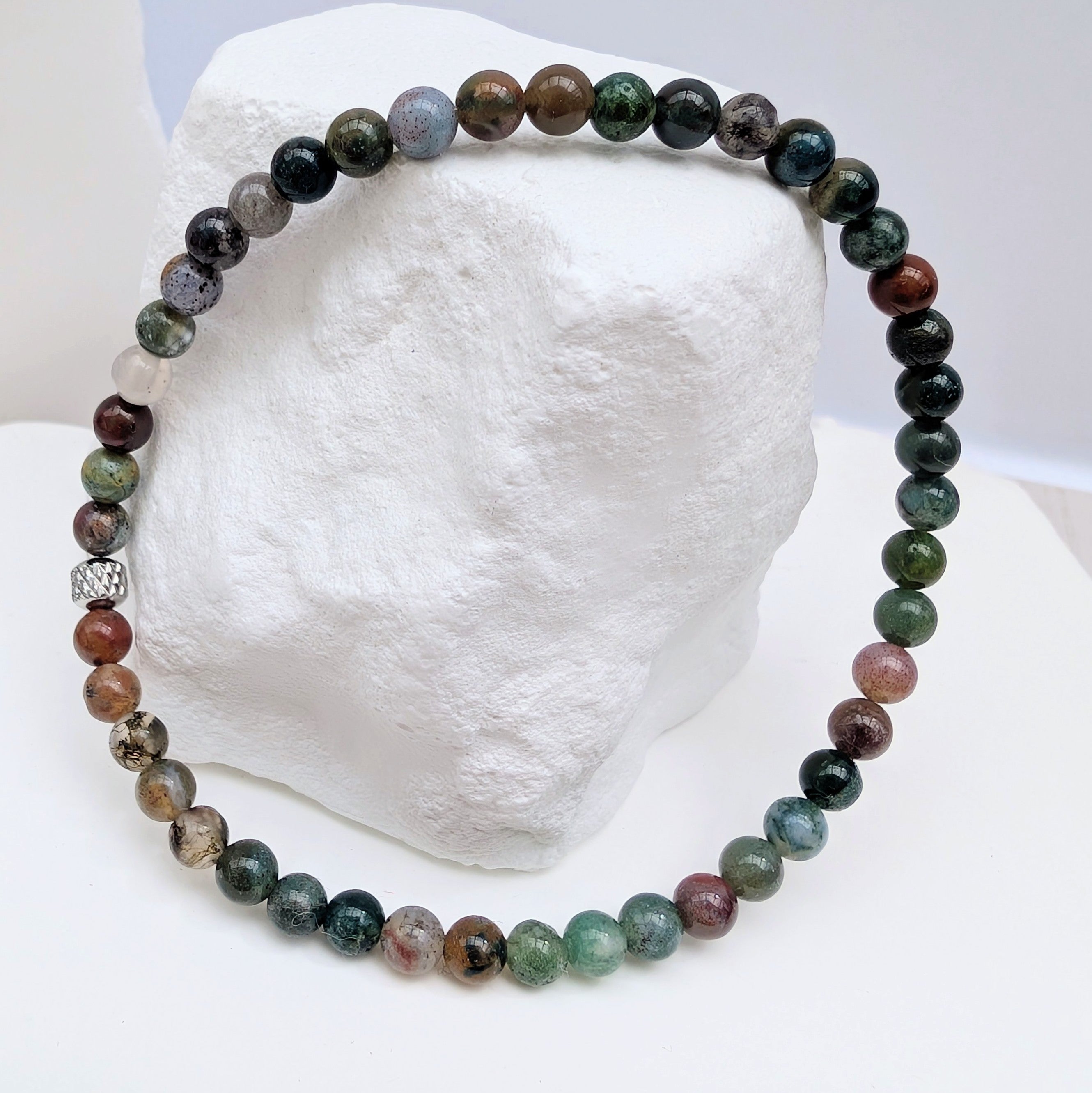Waldpfad – Natursteinarmband