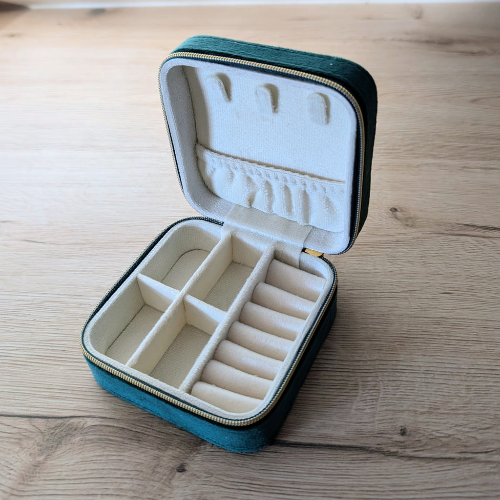 Schmuckcase – quadratisch - grün