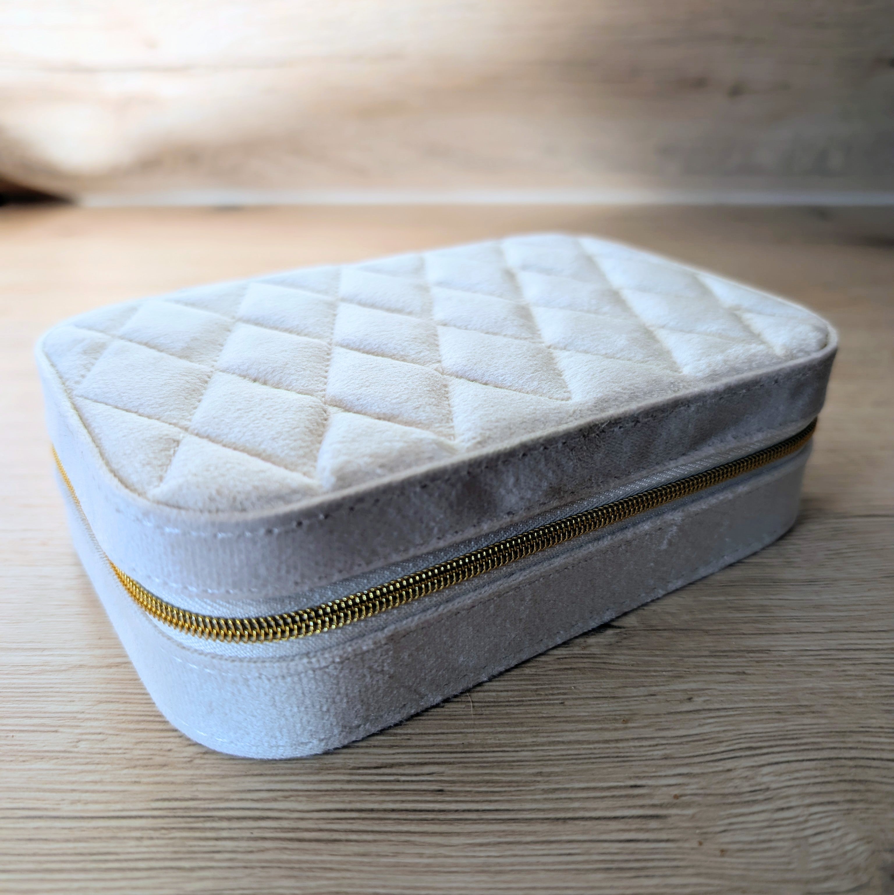 Schmuckcase – rechteckig - Creme