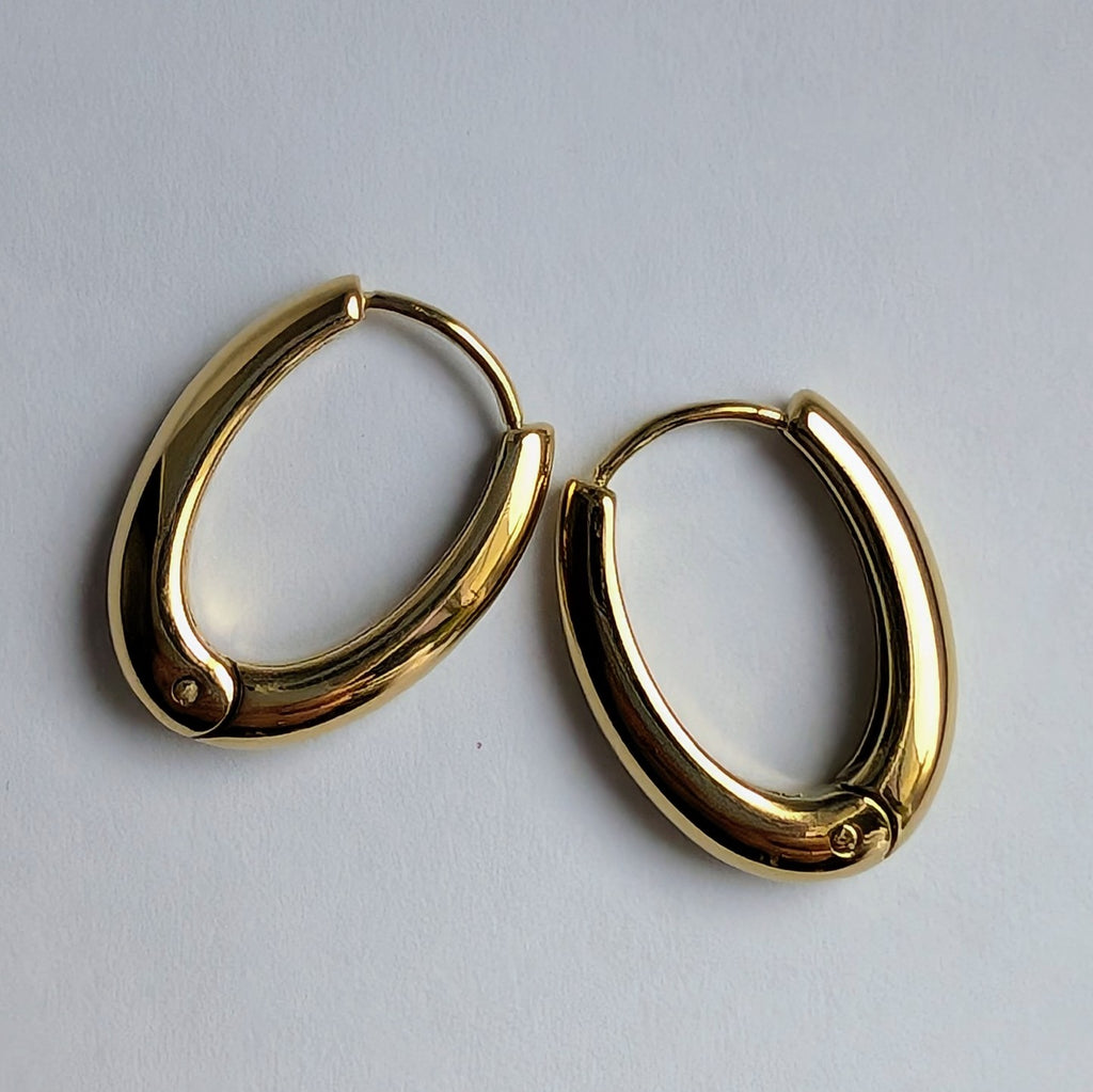 Edelstahl-Ohrringe – Minimalistisch